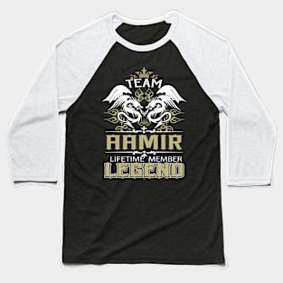 Aamir Name T Shirt -  Team Aamir Lifetime Member Legend Name Gift Item Tee Baseball T-Shirt